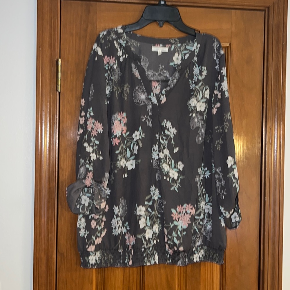 Maurice’s flowered top